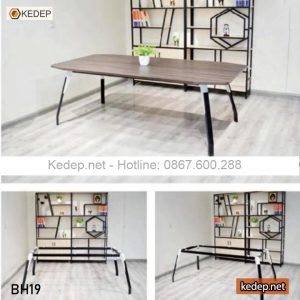 Bàn Họp Chân Sắt 2m4 BH19