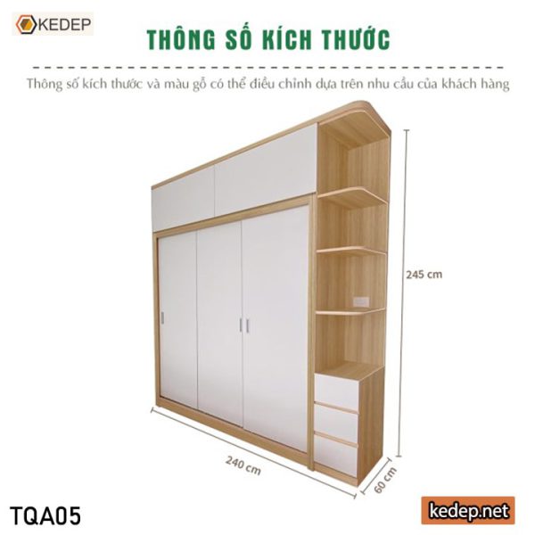 Tủ Quần Áo Đẹp TQA05